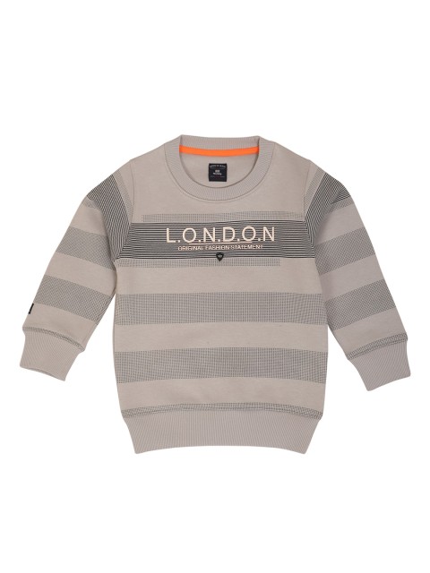 

Noddy Boys Grey Striped Sweatshirt