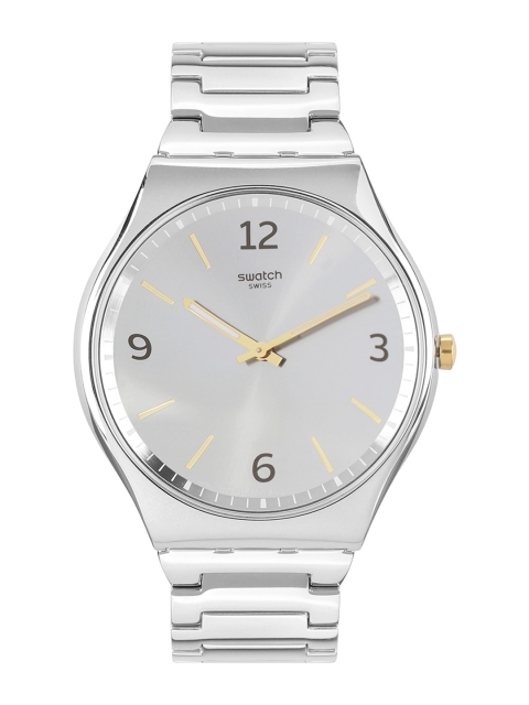 

Swatch Unisex Grey Dial & Grey Stainless Steel Straps Water Resistant Analogue Watch SS07Z101G