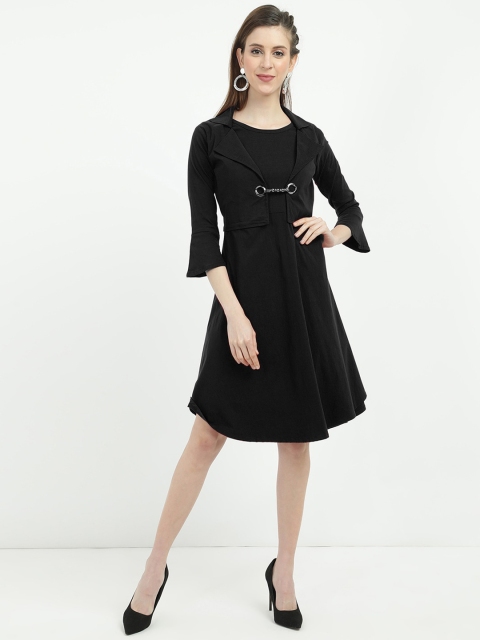 

V2 Value & Variety Black Fit& Flare Dress