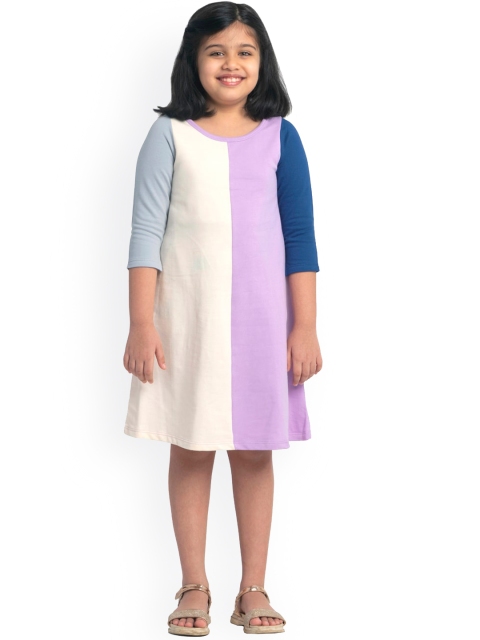 

You Got Plan B Multicoloured Colourblocked A-Line Dress, Multi