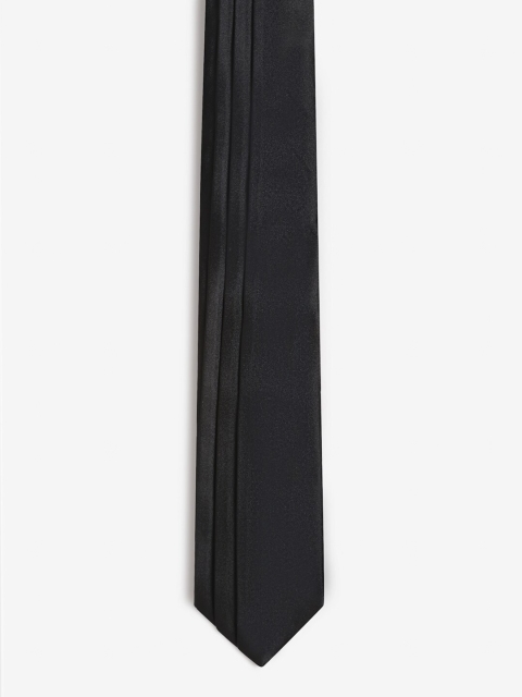 

Alvaro Castagnino Men Black Solid Skinny Tie