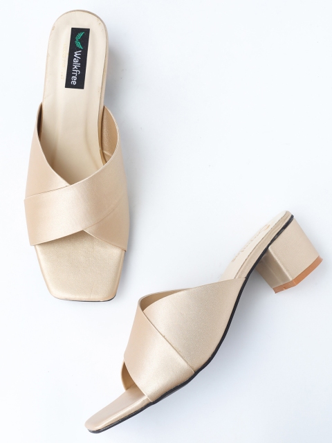 

Walkfree Gold-Toned Block Heel