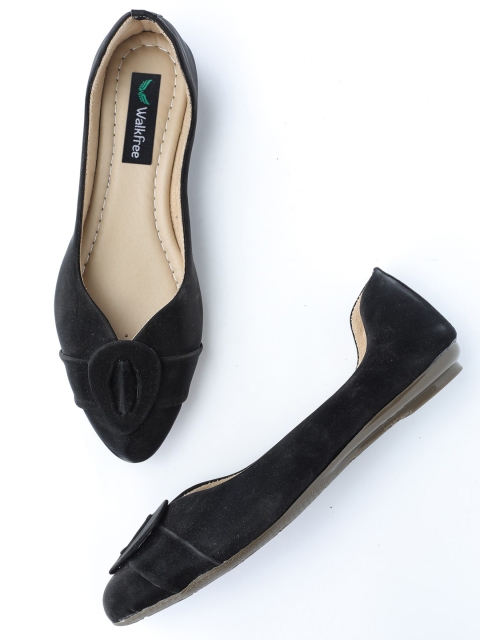 

Walkfree Women Black Ballerinas Flats
