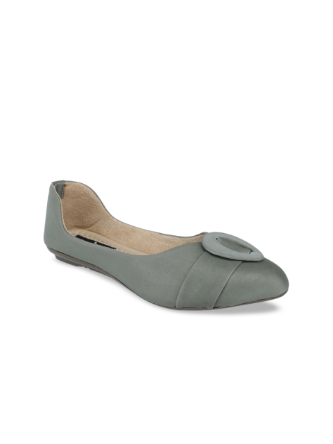 

Walkfree Women Green Ballerinas Flats