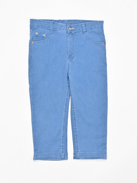 

ZOLA Girls Blue Denim Capris