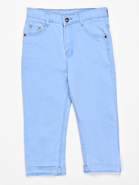 

ZOLA Girls Blue Denim Capris