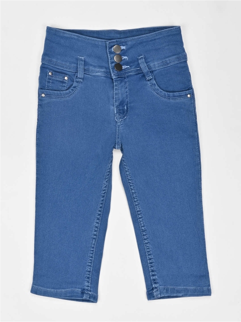 

ZOLA Girls Blue Denim Capris