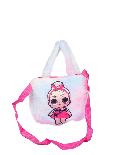 

Spiky Unisex Kids Pink & White Printed Backpack