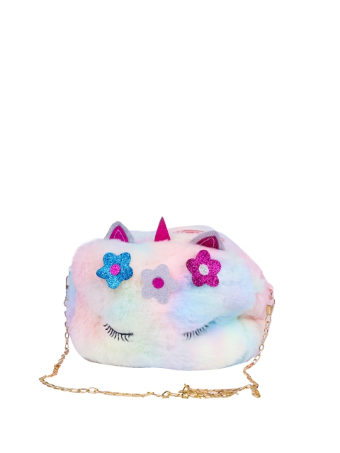 

Spiky Kids Blue & Pink Applique Backpack