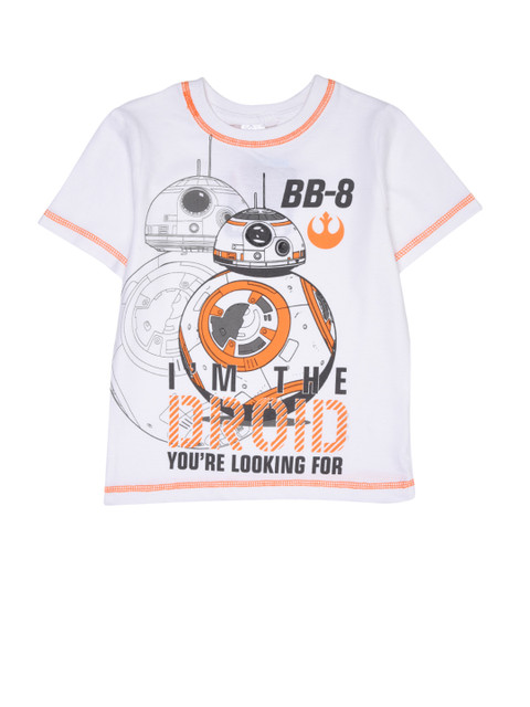 

mothercare Boys White Printed T-shirt