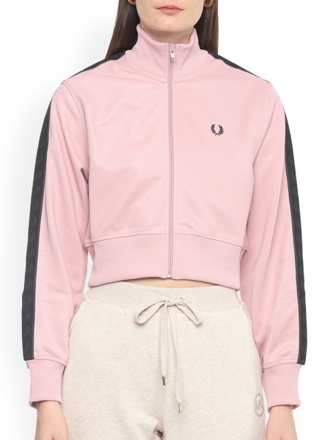 

Fred Perry Women Pink Crop Bomber Jacket