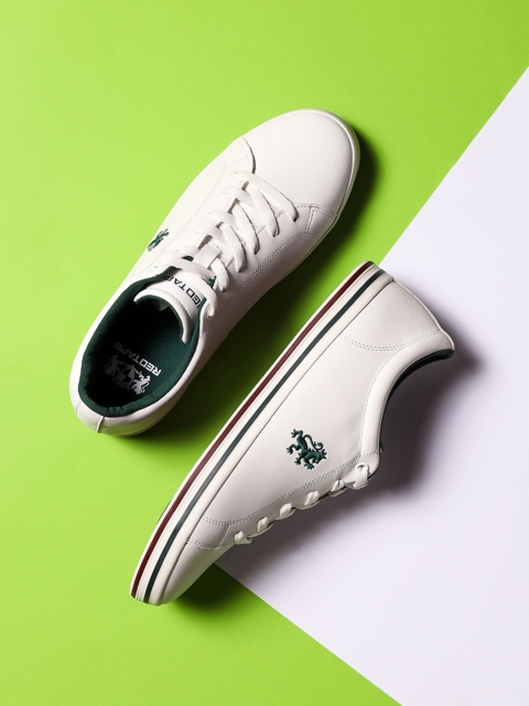 

Red Tape Men White & Green Regular Sneakers