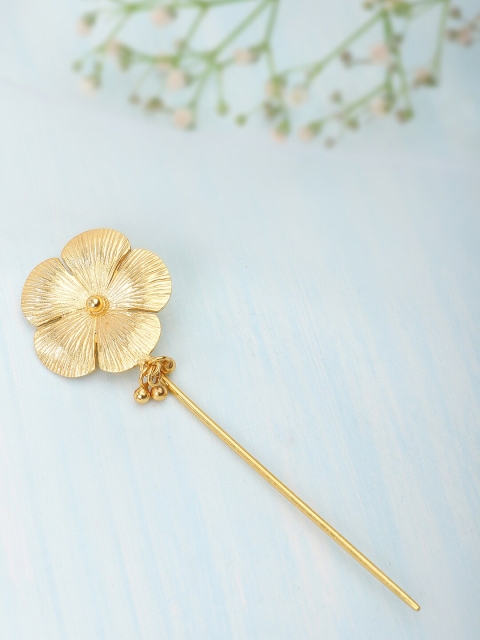 

Fabindia Women Gold-Toned Embellished Hairstick