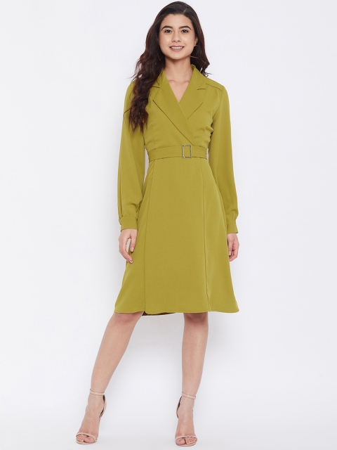 

Madame Olive Green Blazer Dress