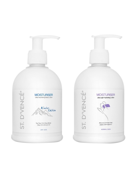 

ST. D'VENC Set of 2 Winter Body Lotion for Dryness (All Skin) 300ml, White