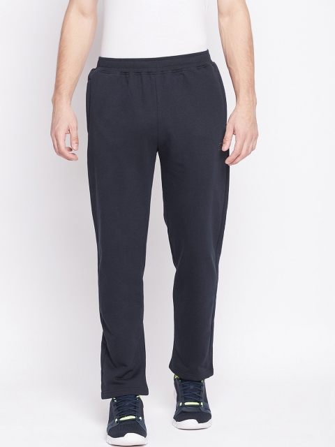 

Okane Men Navy Blue Solid Track Pants