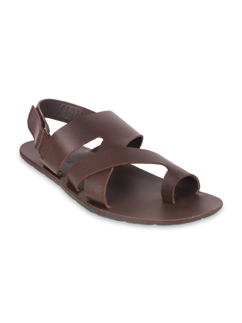 

Mochi Men Brown Leather Comfort Sandals