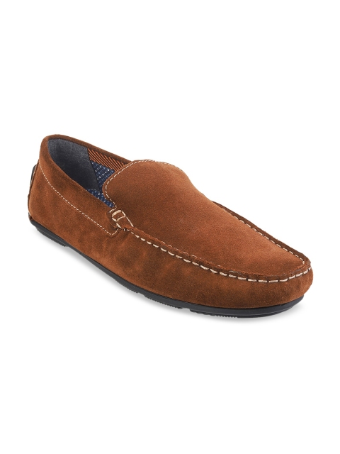 

Mochi Men Brown Suede Loafers