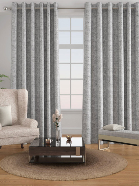 

Raymond Home Grey Set of 2 Door Curtains