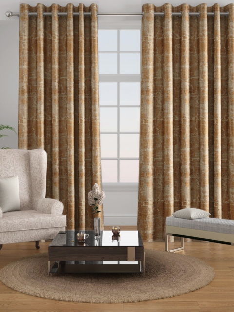 

Raymond Home Set of 2 Brown & Beige Door Curtain