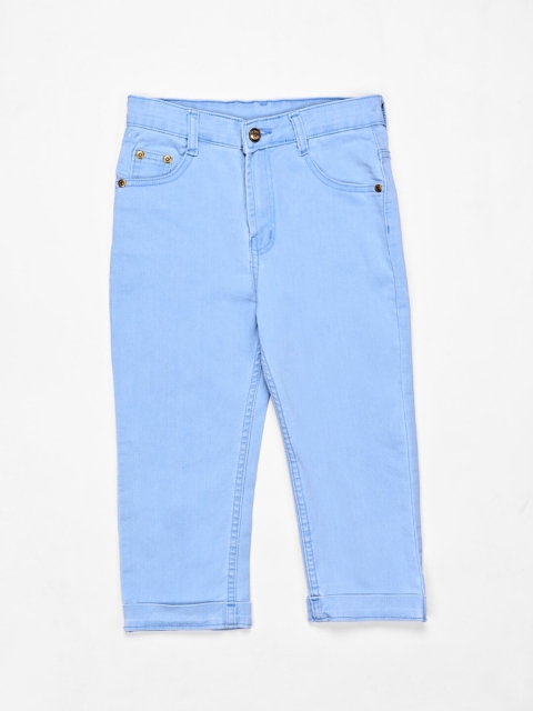 

ZOLA Girls Blue Denim Capris