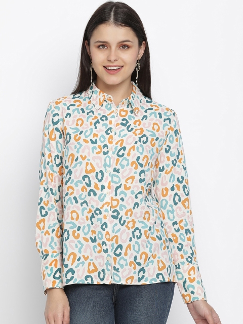 

Oxolloxo Women Multicoloured Floral Opaque Printed Casual Shirt, Multi