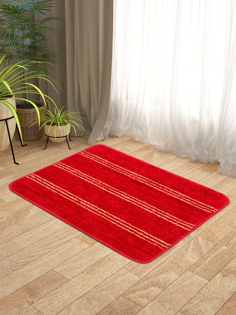 

KICA Maroon Microfiber Bath Rugs