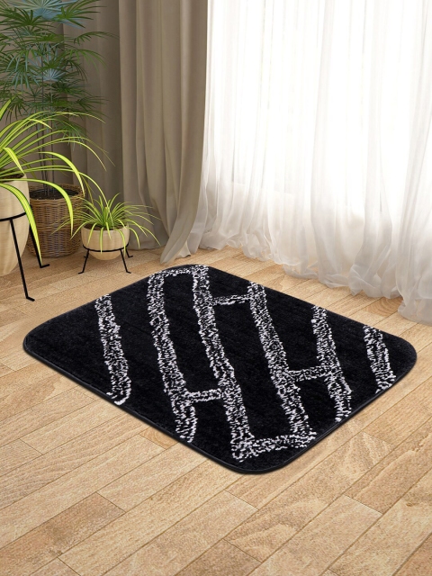 

KICA Black Microfiber Bath Rugs