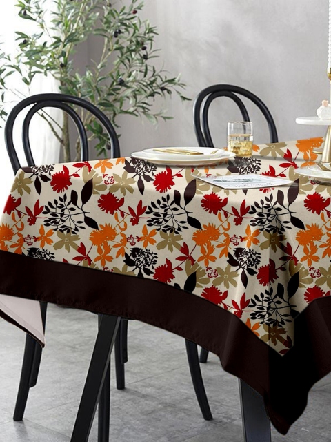 

Lushomes Multicoloured Printed Pure Cotton Table Cloth, Multi