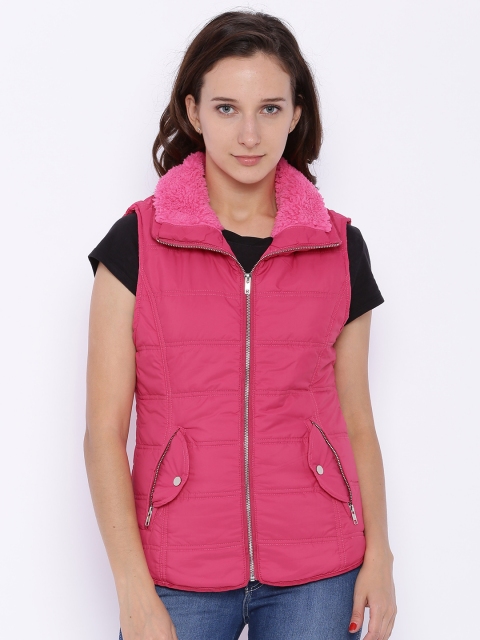 

Deal Jeans Pink Padded Slim Fit Jacket
