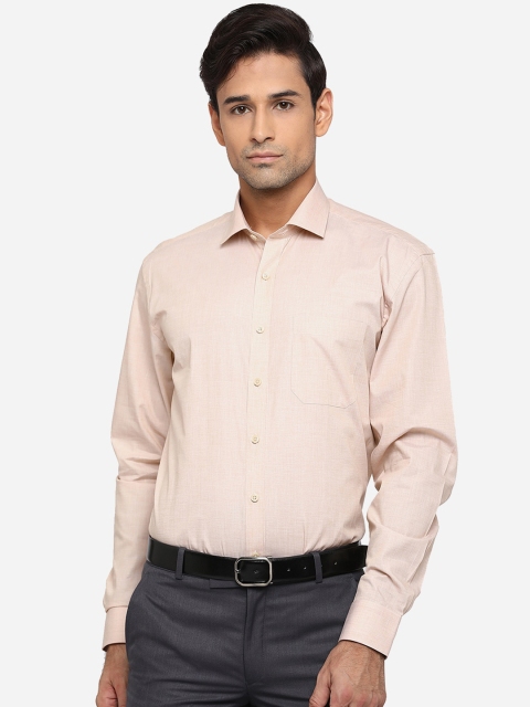 

JADE BLUE Men Beige Classic Opaque Formal Shirt