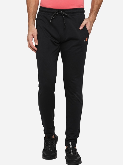 

JADE BLUE Men Charcoal Grey Cotton Solid Track Pants