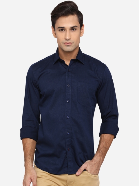 

JADE BLUE Men Blue Classic Slim Fit Opaque Casual Shirt