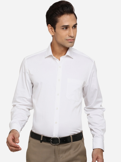 

JADE BLUE Men White Classic Opaque Formal Shirt
