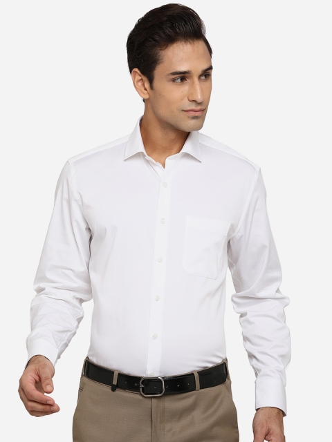 

JADE BLUE Men White Classic Opaque Formal Shirt