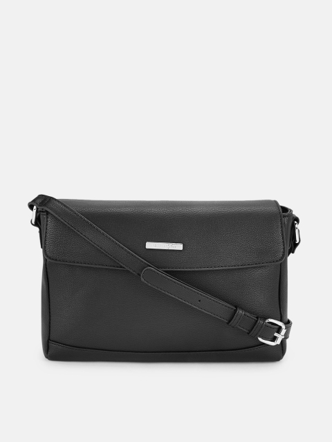 

Forever Glam by Pantaloons Black Structured Sling Bag