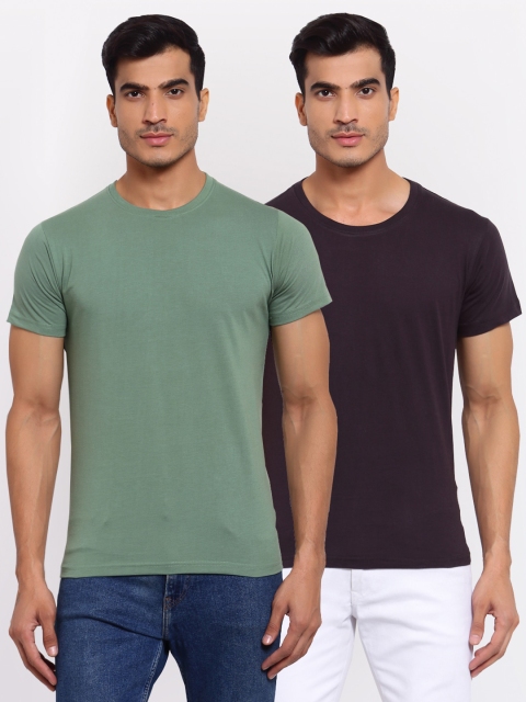 

FERANOID Men Green 2 Pockets T-shirt