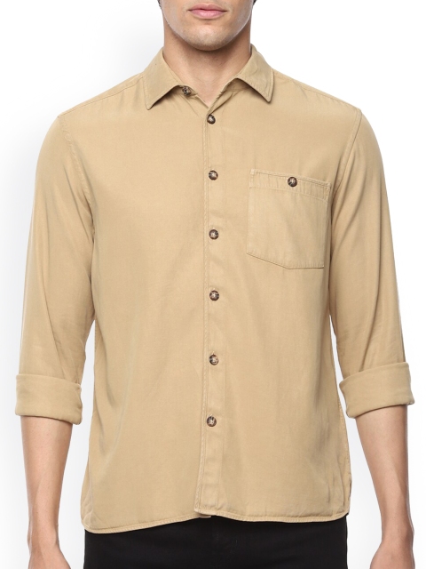 

Ted Baker Men Beige Opaque Casual Shirt