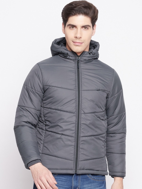 

Okane Men Grey Lightweight Puffer Jacket