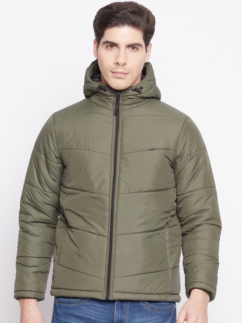 

Okane Men Olive Green Lightweight Padded Jacket