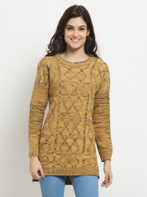 

HALTON HILLS Women Beige Acrylic Pullover