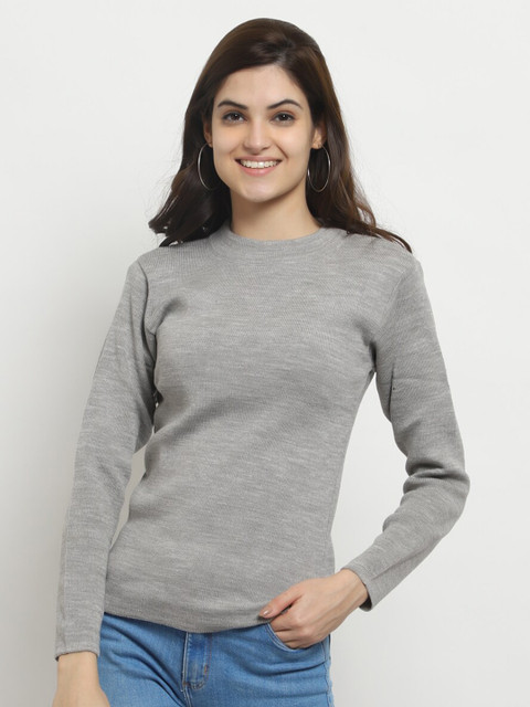 

HALTON HILLS Women Grey Pullover