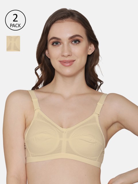 

Kalyani Pack Of 2 Beige Everyday Bras 5037- SKIN SKIN 30 B