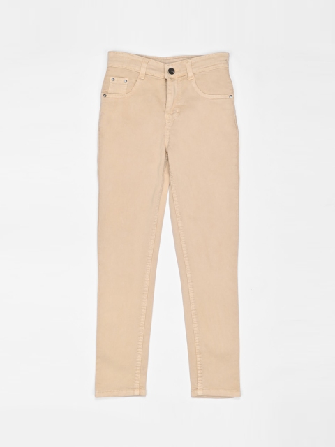 

ZOLA Girls Beige Slim Fit Jeans