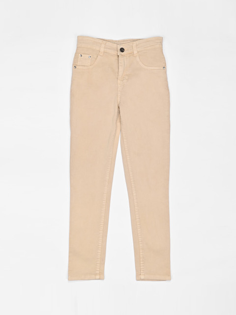 

ZOLA Girls Beige Slim Fit Jeans
