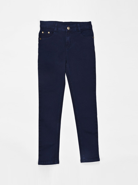 

ZOLA Girls Navy Blue Slim Fit Jeans