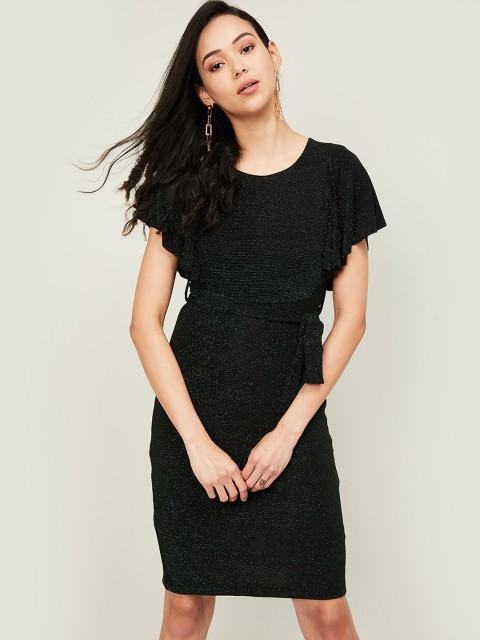 

Colour Me by Melange Black Sheath Dress