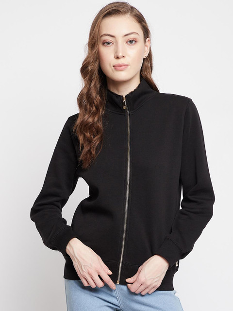 

Madame Women Black Sweatshirt