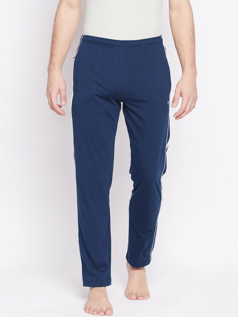 

Okane Men Blue Striped Lounge Pants