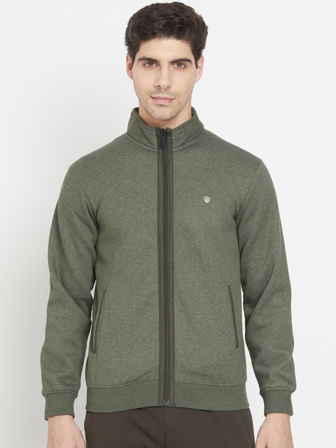 

Octave Men Olive Green Sweatshirt